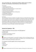 OCR A-LEVEL BIOLOGY 2026 &ndash; QUESTIONS AND ANSWERS &vert; VERIFIED AND WELL DETAILED&NewLine;ANSWERS &vert; PLUS RATIONALES &vert; GUARANTEED PASS &vert; LATEST EXAM UPDATE