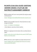 RN DAVITA EXAM 2026 SOLVED QUESTIONS&NewLine;ANSWERS GRADED A PLUS FLUID AND&NewLine;ELECTROLYTE MANAGEMENT HANDBOOK