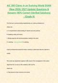 AIC 300 Claims in an Evolving World EXAM  &lpar;New 2026&sol; 2027 Update&rpar; Questions & Answers 100&percnt; Correct &lpar;Verified Solutions&rpar; - &lbrace;Grade A&rcub;&NewLine;&NewLine;