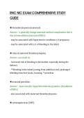 RNC NIC EXAM COMPREHENSIVE STUDY&NewLine;GUIDE&NewLine;