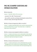RNC NIC EXAMPREP QUESTIONS AND&NewLine;DETAILED SOLUTIONS