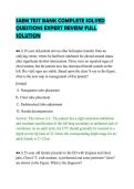 SAEM TEST BANK COMPLETE SOLVED&NewLine;QUESTIONS EXPERT REVIEW FULL&NewLine;SOLUTION