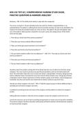 NSG 152 TEST &num;2 &vert; COMPREHENSIVE NURSING STUDY GUIDE&comma; PRACTICE QUESTIONS & ANSWERS 2026&sol;2027