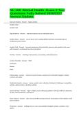 NU 160 -Mental Health -Exam 2 Test Questions Fully Solved 2026&sol;2027 Newest Update&period;