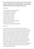 ICC M1 RESIDENTIAL MECHANICAL INSPECTOR EXAM &ndash; QUESTIONS AND&NewLine;ANSWERS &vert; VERIFIED AND WELL DETAILED ANSWERS &vert; PLUS RATIONALES&NewLine;&vert; DOWNLOAD AND PASS &vert; LATEST EXAM UPDATE 2026&sol;2027