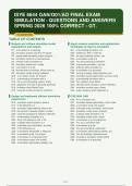 ISYE 6644 OAN O01 AO FINAL EXAM SIMULATION QUESTIONS AND ANSWERS SPRING 2026 100&percnt; CORRECT GT