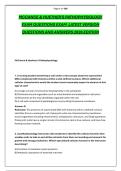 MCCANCE & HUETHER'S PATHOPHYSIOLOGY &NewLine;EXAM QUESTIONS EXAM  LATEST VERSION &NewLine;QUESTIONS AND ANSWERS 2026 EDITION