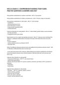 NSG 211 EXAM 5 &vert; COMPREHENSIVE NURSING STUDY GUIDE&comma; PRACTICE QUESTIONS & ANSWERS 2026&sol;2027