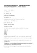 NSG 211 FINAL EXAM STUDY GUIDE &vert; COMPREHENSIVE NURSING REVIEW&comma; PRACTICE QUESTIONS & ANSWERS 2026&sol;2027&NewLine;&NewLine;