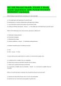 NU 160-Mental Health- EXAM 2 Study Guide Questions with Actual Answers 2026&sol;2027 Updated&period;