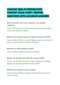 SHADOW HEALTH RESPIRATORY&NewLine;CONCEPT EXAM SCRIPT VERIFIED&NewLine;QUESTIONS WITH ACCURATE ANSWERS