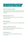 SIDA BADGE UPDATED ACTUAL EXAM&NewLine;QUESTIONS AND CORRECT ANSWERS