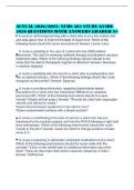 ACTUAL 2026&sol;2027&colon; NURS 303 STUDY GUIDE&NewLine;2026 QUESTIONS WITH ANSWERS GRADED A&plus;