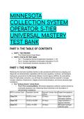 2026&sol;2027 MINNESOTA COLLECTION SYSTEM OPERATOR EXAM PREP &vert; S-Tier MPCA Mastery Questions&comma; Answers & Rationales