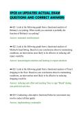 SPCE 611 UPDATED ACTUAL EXAM&NewLine;QUESTIONS AND CORRECT ANSWERS