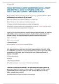 NR602 MIDTERM EXAM&sol;NR 602 MIDTERM EXAM LATEST &NewLine;2026&sol;2027 REAL EXAM &lpar;COMPLETE EXAM&rpar; 150 &NewLine;QUESTIONS AND CORRECT ANSWERS&vert;AGRADE