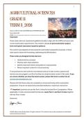 Gr 11 Agricultural Sciences T3 2026 Summarised by Juffrou Ansie