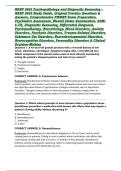 Walden University NRNP 6635 Psychopathology and Diagnostic Reasoning &ndash; NRNP 6635 Study Guide&comma; Original Practice Questions & Answers&comma; Comprehensive PMHNP Exam Preparation&comma; Psychiatric Assessment&comma; Mental Status Examination&comma; DSM-5-TR&comma; Diagnostic Reasoning&comma; D