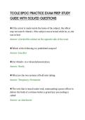 TCOLE BPOC PRACTICE EXAM PREP STUDY&NewLine;GUIDE WITH SOLVED QUESTIONS&NewLine;