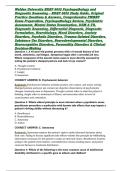 Walden University NRNP 6635 Psychopathology and Diagnostic Reasoning &ndash; NRNP 6635 Study Guide&comma; Original Practice Questions & Answers&comma; Comprehensive PMHNP Exam Preparation&comma; Psychopathology Review&comma; Psychiatric Assessment&comma; Mental Status Examination&comma; DSM-5-TR&comma;