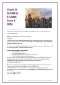 Gr 11 Business Studies T3 2026 Summarised by Juffrou Ansie