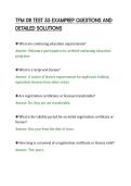 TFM 08 TEST 55 EXAMPREP QUESTIONS AND&NewLine;DETAILED SOLUTIONS&NewLine;