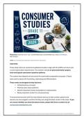 Gr 11 Consumer Studies T3 2026 Complete summary done by Juffrou Ansie