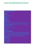 CIA PART 3 FINAL REVIEW EXAM&period;FINAL TEST 20262027&period;&NewLine;&NewLine;&NewLine;