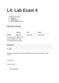 BIOD 171 Lab Exam 4 &ndash; Complete Questions & Answers Study Guide