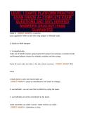 LEVEL 1 DANTE PLATFORM PRACTICE&NewLine;EXAM GRADE A&plus; COMPLETE EXAM&NewLine;QUESTIONS AND 100&percnt; VERIFIED&NewLine;ANSWERS &lpar;2026&sol;2027&rpar; PASS&NewLine;GUARANTEE