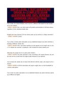 DANTE LEVEL 1 TEST QUESTIONS&NewLine;GRADE A&plus; COMPLETE EXAM&NewLine;QUESTIONS AND 100&percnt; VERIFIED&NewLine;ANSWERS &lpar;2026&sol;2027&rpar; PASS&NewLine;GUARANTEE