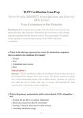 Bundle FOR TCFP exams with complete solutions&semi;20262027 update