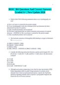 BIOC 384 Questions And Correct Answers Graded A&plus; &vert; New Update 2026&NewLine;