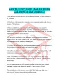 ASCP MLT STUDY GUIDE EXAM QUESTIONS AND ANSWERS 2026 GRADED A&plus;