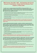 DBIA Practice Test 2025 &sol; 2026 &ndash; 100 Questions with Correct&NewLine;Answers & Explanations &vert; Design Build Certification Prep &vert;&NewLine;Graded A&plus; Study Guide