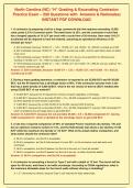 North Carolina &lpar;NC&rpar; &OpenCurlyDoubleQuote;H&rdquo; Grading & Excavating Contractor&NewLine;Practice Exam &ndash; 200 Questions with  Answers & Rationales&vert;&NewLine;INSTANT PDF DOWNLOA