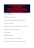 311 MODELING &lpar;2026&sol;2027&rpar;&NewLine;UPDATE&vert;EXAM&NewLine;QUESTIONS WITH MULTIPLE&NewLine;CHOICES &vert;VERIFIED & REVISED&NewLine;ANSWERS &lpar;NEW&rpar;&excl;&excl;&excl;