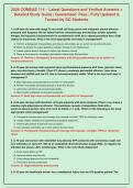 2026 COMSAE 114 &ndash; Latest Questions and Verified Answers &plus;&NewLine;Detailed Study Guide &vert; Guaranteed  Pass &vert; Fully Updated &&NewLine;Trusted by DO Students