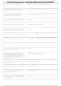ServSafe Manager Exam &vert; Food Safety Certification Review&comma; Practice Questions & Exam Prep 2026-2027