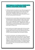 AHIP Medicare Certification EXAMS WITH CORRECT SOLUTIONS&sol;EXAM PRACTICE TEST &sol;GRADED A&plus; &period;&sol;JUST RELEASED &excl;&excl;&excl;&excl;