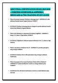 AHIP Medicare Certification EXAMS WITH CORRECT SOLUTIONS&sol;EXAM PRACTICE TEST &sol;GRADED A&plus; &period;