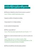 UCSD MGT 18 EXAM SCRIPT VERIFIED&NewLine;QUESTIONS WITH ACCURATE ANSWERS&NewLine;