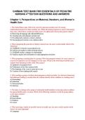 Essentials of Pediatric Nursing&colon; Maternal-Newborn and Women's Health Practice Questions with Answer Key&NewLine;&NewLine;