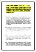 AHIP 2025 FINAL EXAM QUESTIONS WITH CORRECT SOLUTIONS&sol;GRADED A&equals; &sol;JUST RELEASED &sol;UPDATED EXAMS 2026