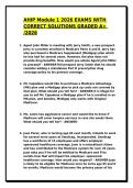 AHIP Module 1 2026 EXAMS WITH CORRECT SOLUTIONS GRADED A&plus; &sol;JUST RELEASED &sol;UPDATED PRACTICE TEST 