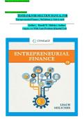 Test Bank for Entrepreneurial Finance 7th Edition by J&period; Chris Leach & Ronald W&period; Melicher &vert; Chapters 1&ndash;16 Complete &vert; Latest Updated 2025&ndash;2026