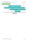 Test Bank for Fundamentals of Corporate Finance 5th Edition by Robert Parrino&comma; David Kidwell&comma; Thomas Bates & Stuart Gillan &vert; Chapters 1&ndash;21 Complete &vert; Latest Updated 2025&ndash;2026