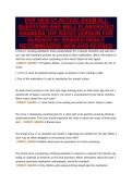 EXIT HESI V1 ACTUAL EXAM ALL&NewLine;QUESTIONS AND WELL ELABORATED&NewLine;ANSWERS TOP RATED VERSION FOR&NewLine;ALREADY A&plus; GRADED HIGHLY&NewLine;RECOMMENDED &vert;NEW AND REVISED