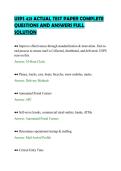 USPS 421 ACTUAL TEST PAPER COMPLETE&NewLine;QUESTIONS AND ANSWERS FULL&NewLine;SOLUTION