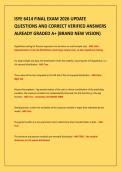 ISYE 6414 FINAL EXAM 2026 UPDATE&NewLine;QUESTIONS AND CORRECT VERIFIED ANSWERS&NewLine;ALREADY GRADED A&plus; &lpar;BRAND NEW VISION&rpar;